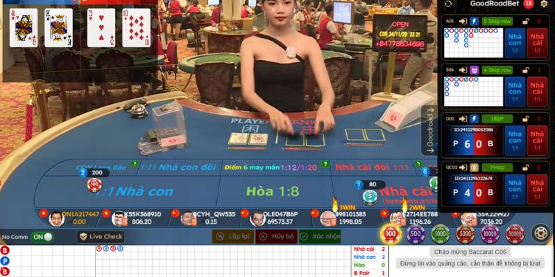 Trò chơi Baccarat tại chuyên mục Sòng bài